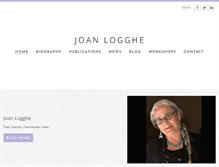 Tablet Screenshot of joanlogghe.com